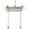 Ersari Head dress silver and white metal 47 x 9 cm